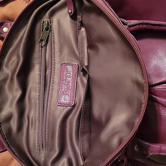 Like New Butter Soft Burgundy Colored Born Purse - Picture 4 of 4